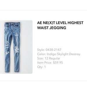 AE Next Level Highest Waist Jegging
